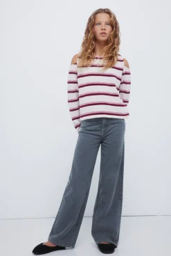 Niños Springfield Kids Camisetas>Camiseta chenilla hombros descubiertos niña