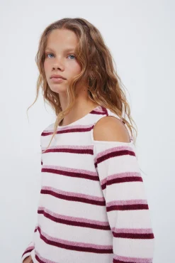 Niños Springfield Kids Camisetas>Camiseta chenilla hombros descubiertos niña