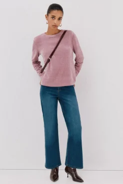 Mujer Cortefiel Camisetas>Camiseta chenilla rayas