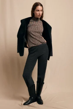 Mujer Slowlove Camisetas>Camiseta cuello alto melange