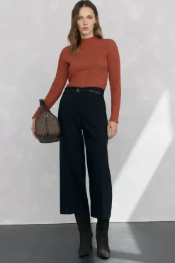 Mujer Pedro del Hierro Camisetas>Camiseta cuello chimenea estructura