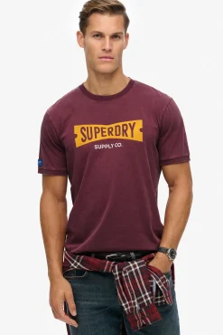 Hombre Superdry Camisetas>Camiseta cuello redondo