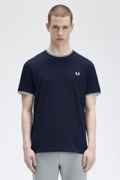 Hombre Fred Perry Camisetas>Camiseta de hombre de manga corta