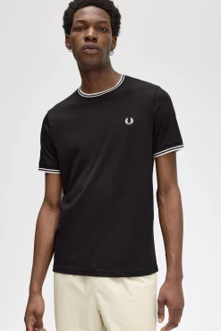 Hombre Fred Perry Camisetas>Camiseta de hombre de manga corta