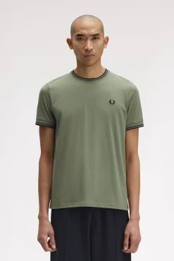 Hombre Fred Perry Camisetas>Camiseta de hombre de manga corta
