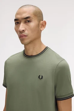 Hombre Fred Perry Camisetas>Camiseta de hombre de manga corta