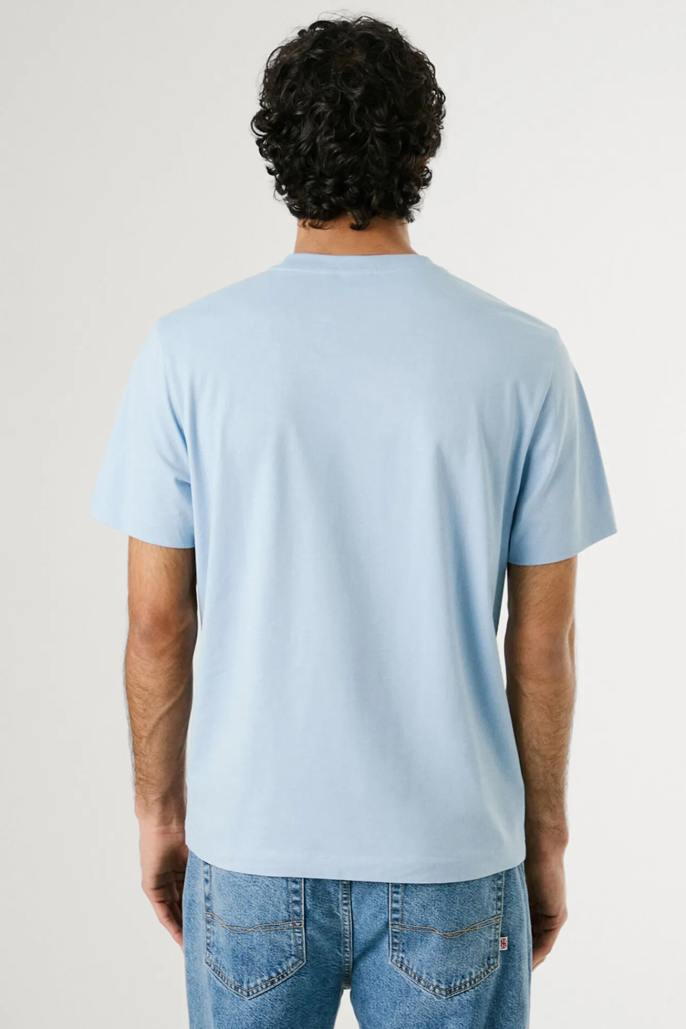 Hombre Pepe Jeans Camisetas>Camiseta de manga corta con logo y estampado frontal.