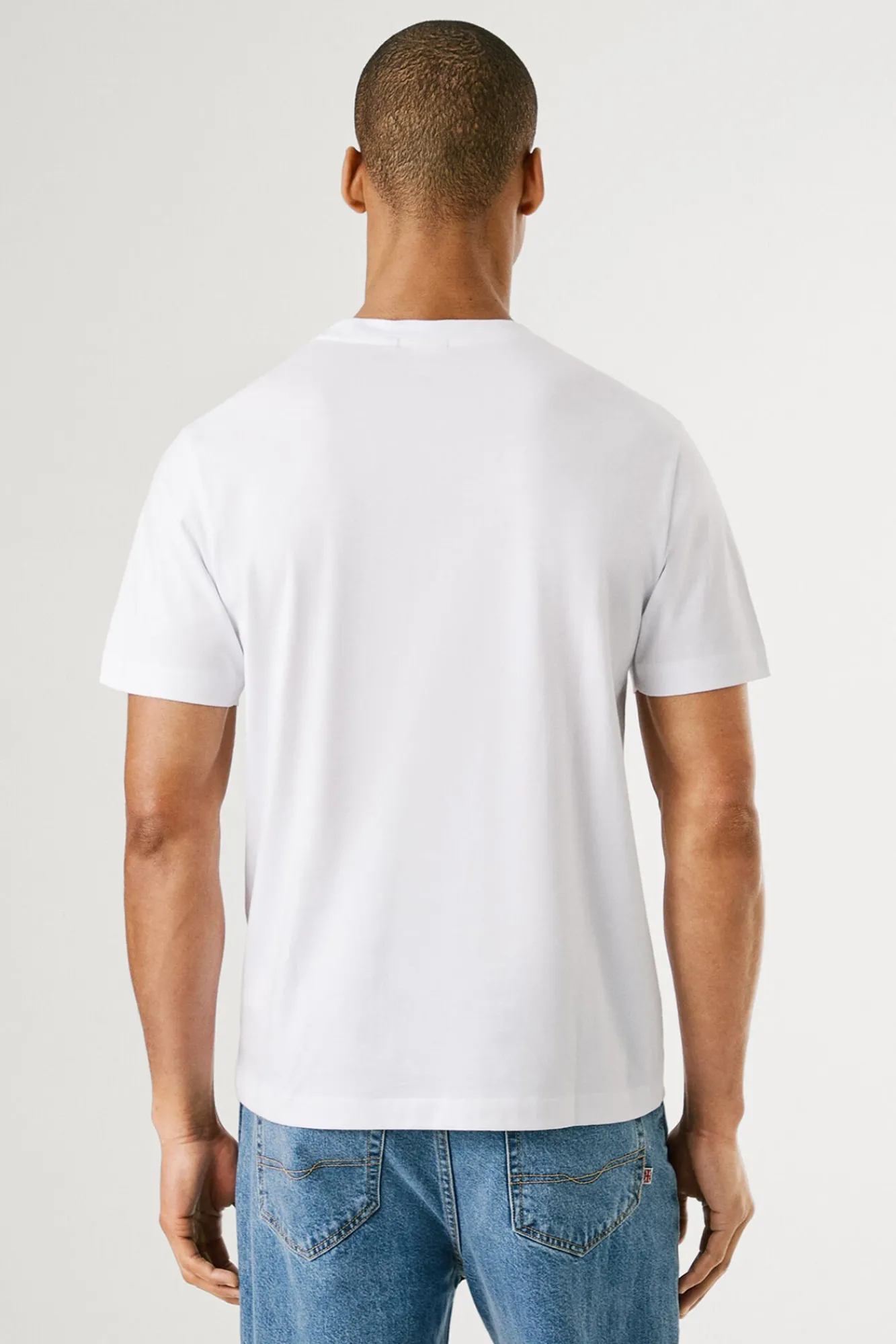 Hombre Pepe Jeans Camisetas>Camiseta de manga corta con logo y estampado frontal.