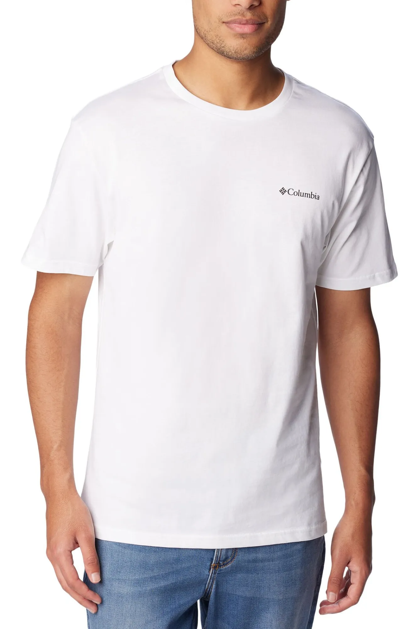 Hombre Columbia Camisetas>Camiseta de manga corta de algodón orgánico Basic Logo™ de para hombre