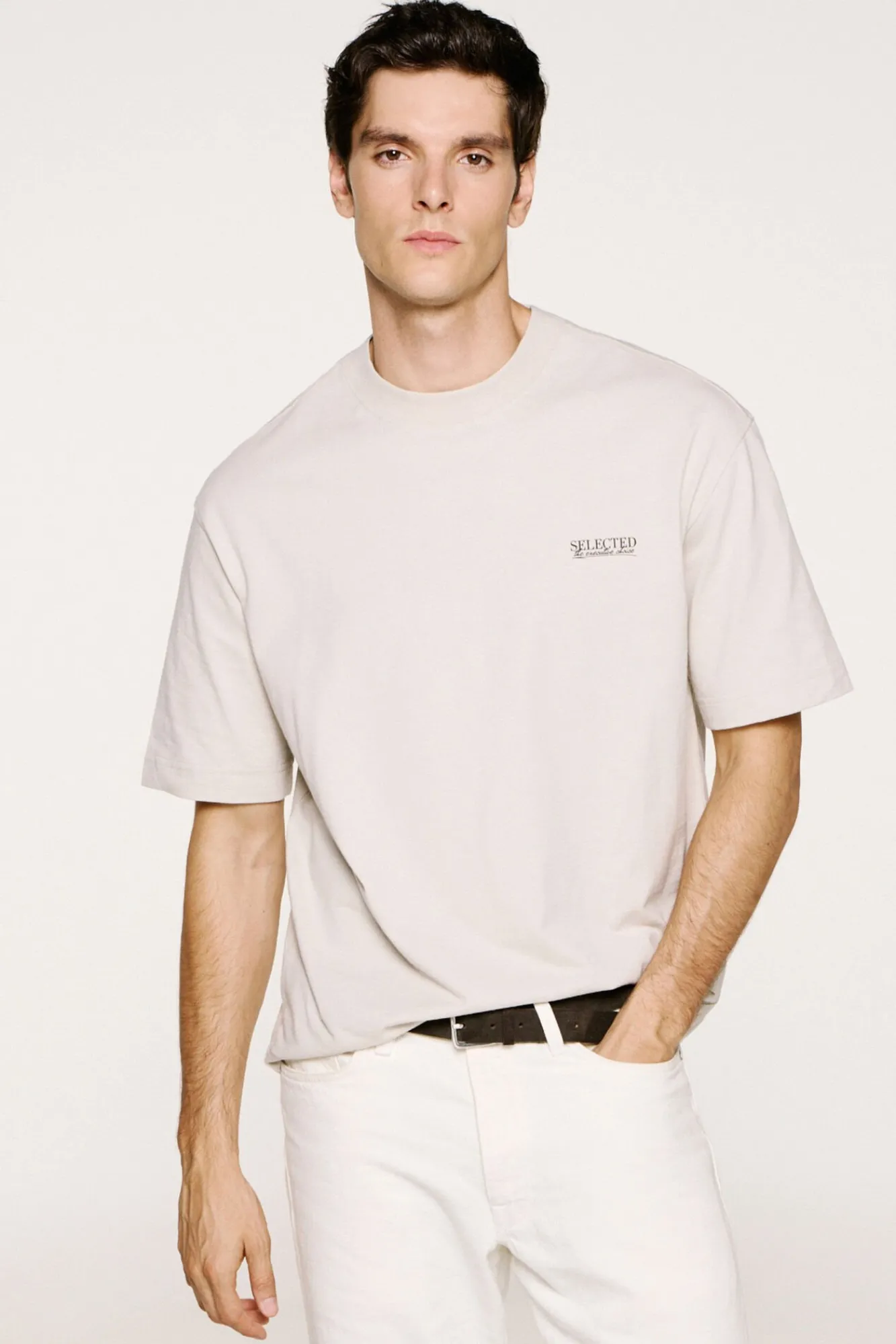 Hombre Selected Camisetas>Camiseta de manga corta Logo.