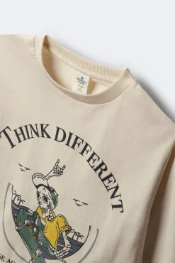 Niños Springfield Kids Camisetas>Camiseta de manga larga calavera skater niño