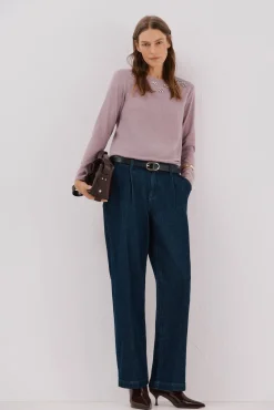 Mujer Cortefiel Camisetas>Camiseta detalle strass