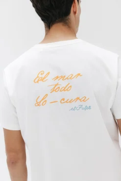 Hombre elPulpo Camisetas>Camiseta el mar todo lo-cura