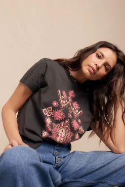 Mujer Slowlove Camisetas>Camiseta estampada