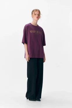 Mujer Object Camisetas>Camiseta estampada texto