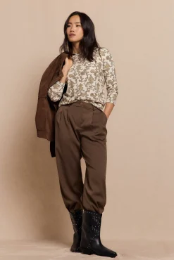 Mujer Slowlove Camisetas>Camiseta estructura estampada