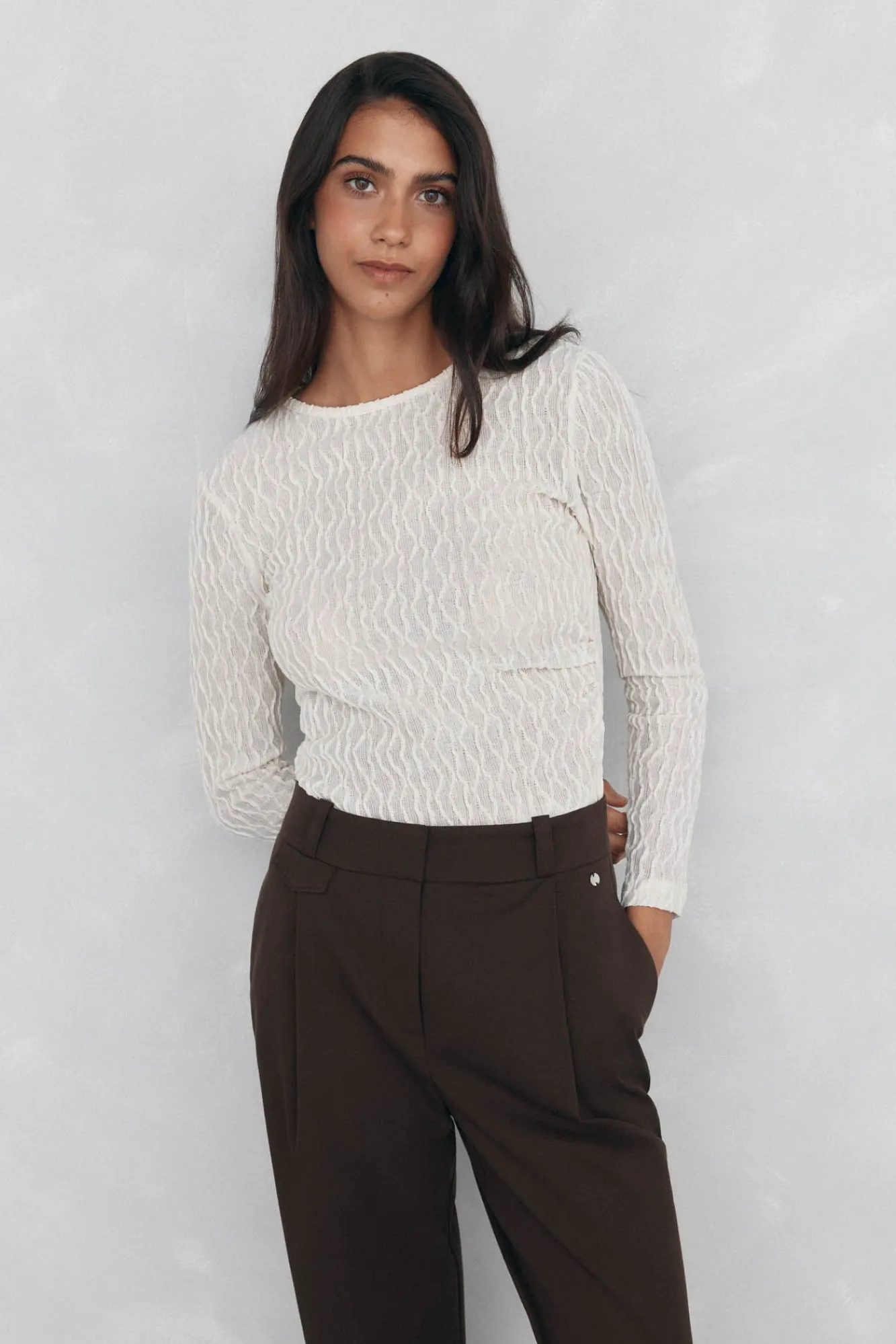 Mujer Pedro del Hierro Camisetas>Camiseta estructura manga larga