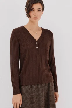 Mujer Cortefiel Camisetas>Camiseta estructura panadera