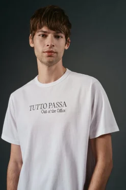 Hombre OOTO Camisetas>Camiseta gráfica lavada