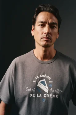 Hombre OOTO Camisetas>Camiseta gráfica lavada