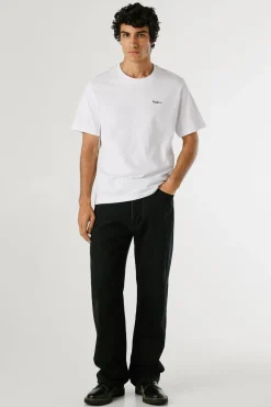 Hombre Pepe Jeans Camisetas>Camiseta Logo Bordado Fit Regular