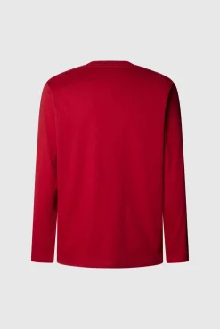 Hombre Pepe Jeans Camisetas>Camiseta Logo De Manga Larga