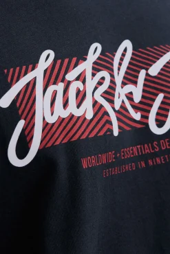 Hombre Jack & Jones PLUS Camisetas>Camiseta logo frontal