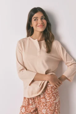 Mujer Women'secret Camisetas>Camiseta manga ¾ 100% algodón