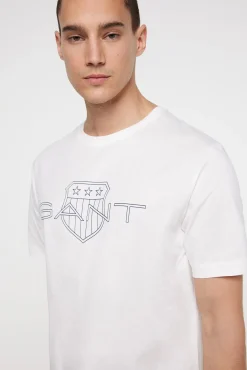 Hombre Gant Camisetas>Camiseta manga corta
