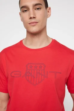 Hombre Gant Camisetas>Camiseta manga corta