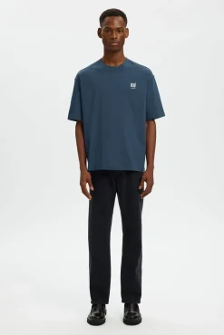 Hombre Selected Camisetas>Camiseta manga corta estampado contraste