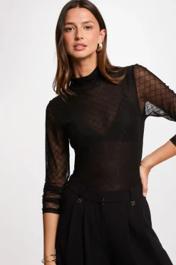 Mujer Morgan Camisetas>Camiseta manga larga