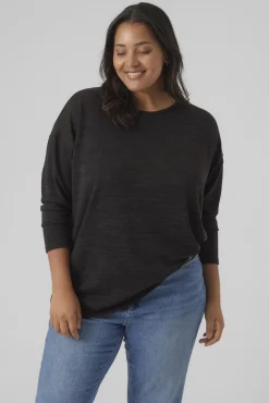 Mujer Vero Moda Curve Camisetas>Camiseta manga larga talla grande