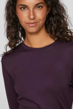 Mujer Vila Camisetas>Camiseta manga larga térmica