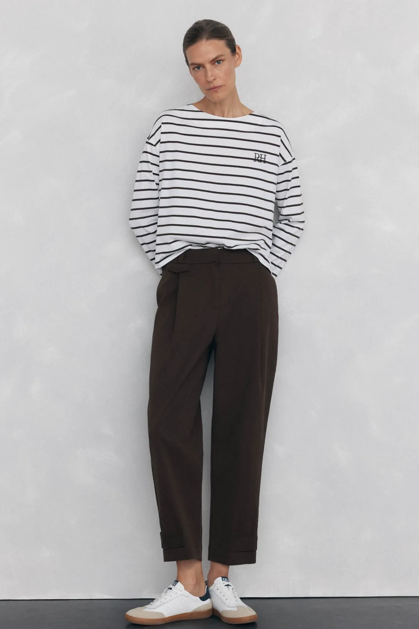 Mujer Pedro del Hierro Camisetas>Camiseta marinera de algodón español