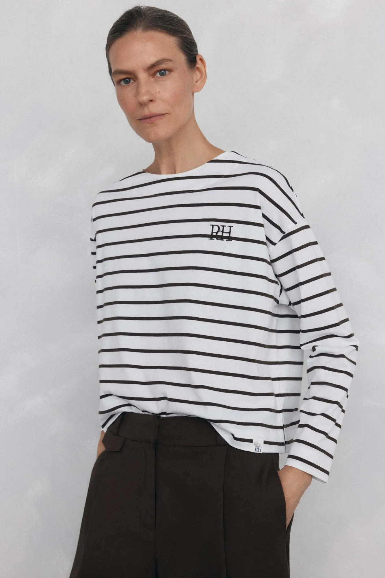 Mujer Pedro del Hierro Camisetas>Camiseta marinera de algodón español