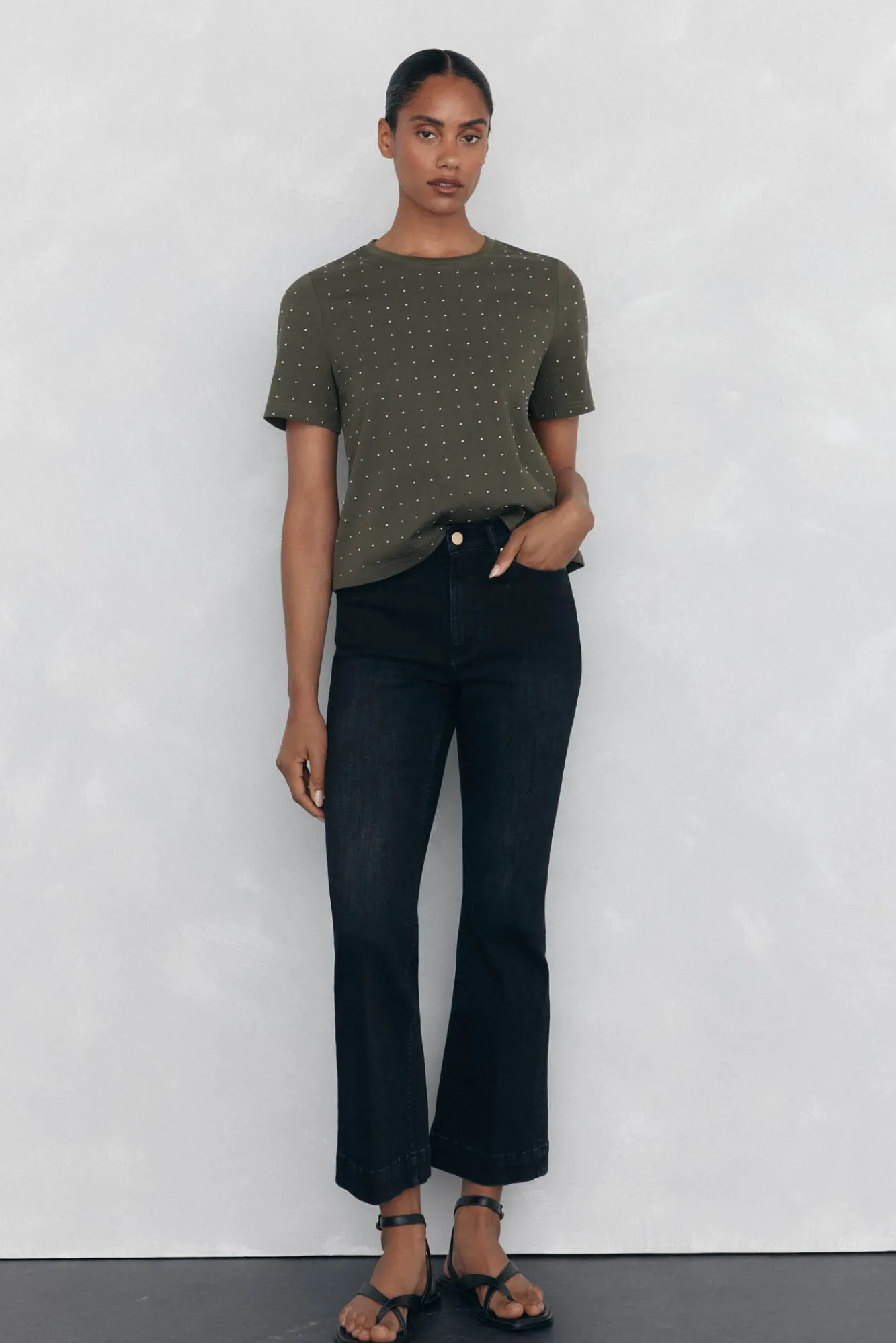 Mujer Pedro del Hierro Camisetas>Camiseta mini tachuelas