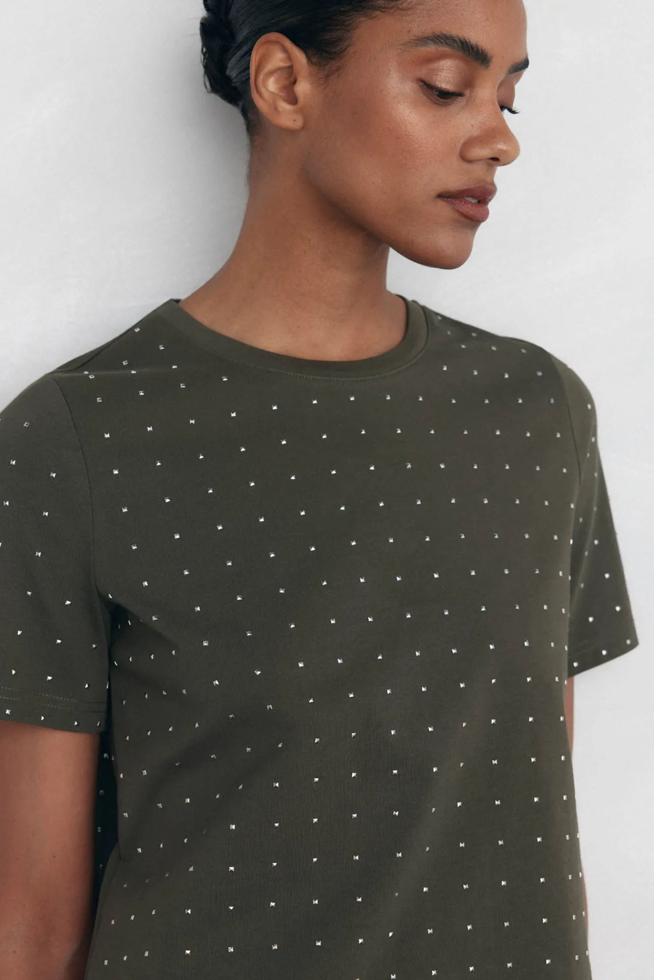 Mujer Pedro del Hierro Camisetas>Camiseta mini tachuelas