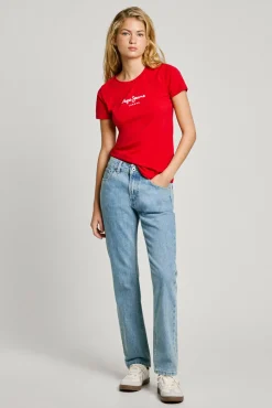 Mujer Pepe Jeans Camisetas>Camiseta New Virginia Ssn Manga Corta