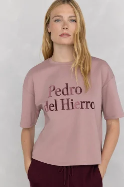 Mujer Pedro del Hierro Camisetas>Camiseta oversize activewear logo
