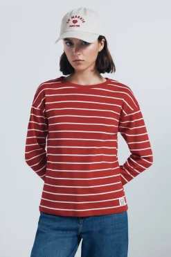 Mujer Springfield Camisetas>Camiseta rayas marineras