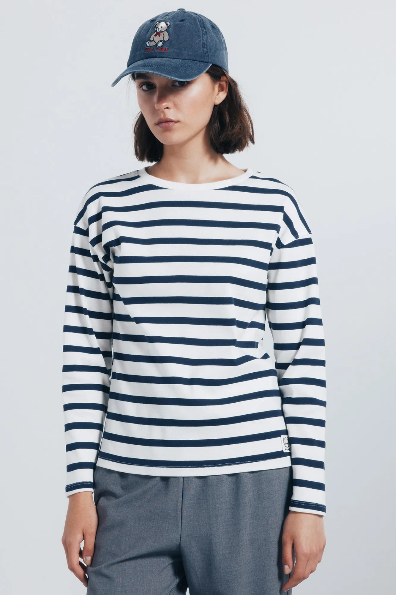 Mujer Springfield Camisetas>Camiseta rayas marineras