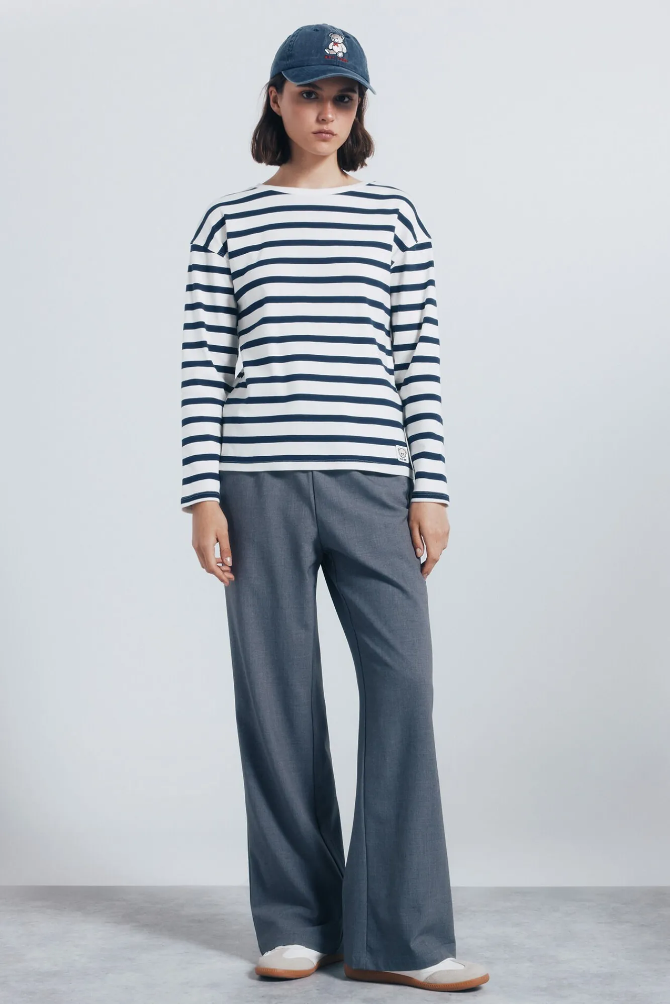 Mujer Springfield Camisetas>Camiseta rayas marineras