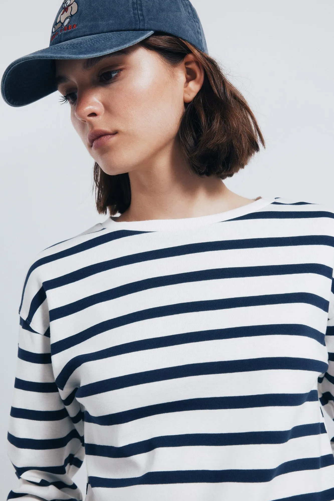 Mujer Springfield Camisetas>Camiseta rayas marineras