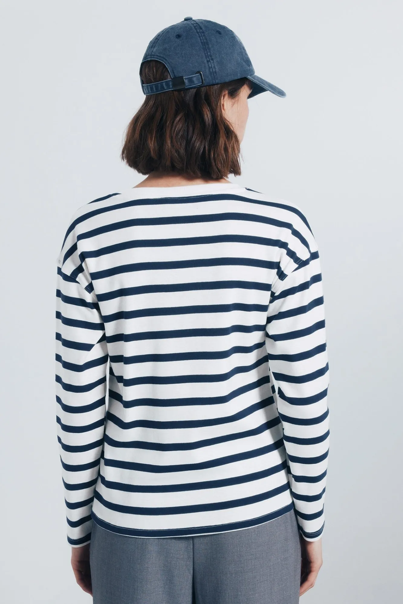 Mujer Springfield Camisetas>Camiseta rayas marineras