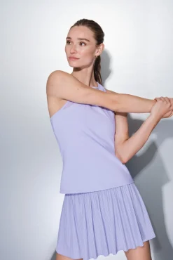 Mujer Dash and Stars Deporte|Camisetas>Camiseta sin mangas entallada lila