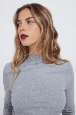 Mujer Springfield Camisetas>Camiseta strass