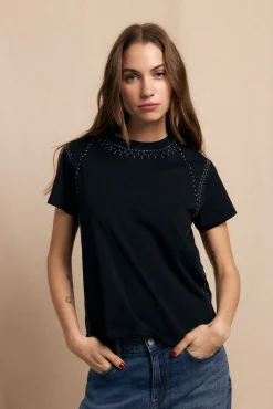 Mujer Slowlove Camisetas>Camiseta tachas