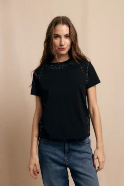 Mujer Slowlove Camisetas>Camiseta tachas