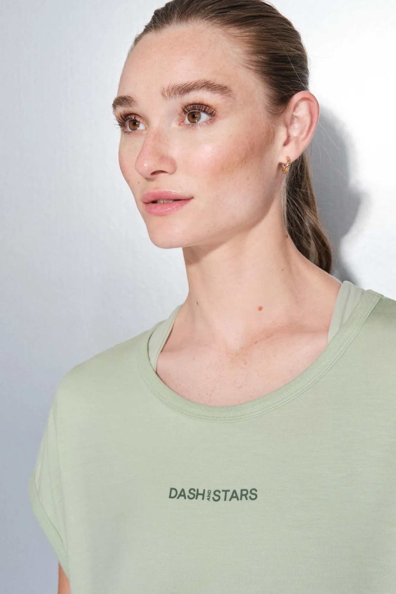 Mujer Dash and Stars Deporte|Camisetas>Camiseta tejido extra suave
